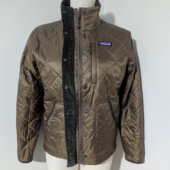 Patagonia Back Pasture Barn Field Quilted Zip Snap Floral Jacket Small - Picture 13 of 14